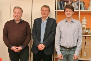 GM Gerald Hertneck, GM Hajo Hecht und GM Stefan Bromberger